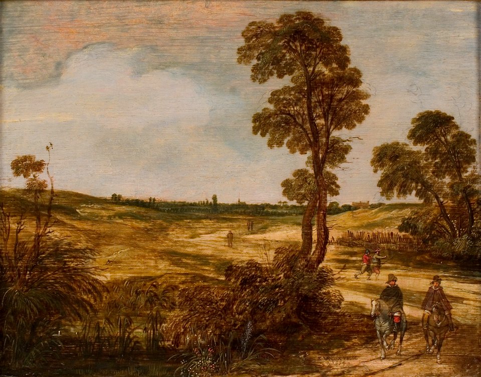 Esaias van de Velde - Twee ruiters in duinlandschap - 0079 - Rijksmuseum Twenthe
