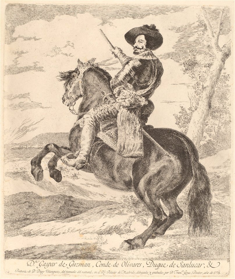 Goya - Gaspar de Guzman, Conde Duque de Olivares