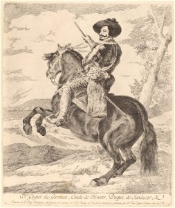 Goya - Gaspar de Guzman, Conde Duque de Olivares. Free illustration for personal and commercial use.