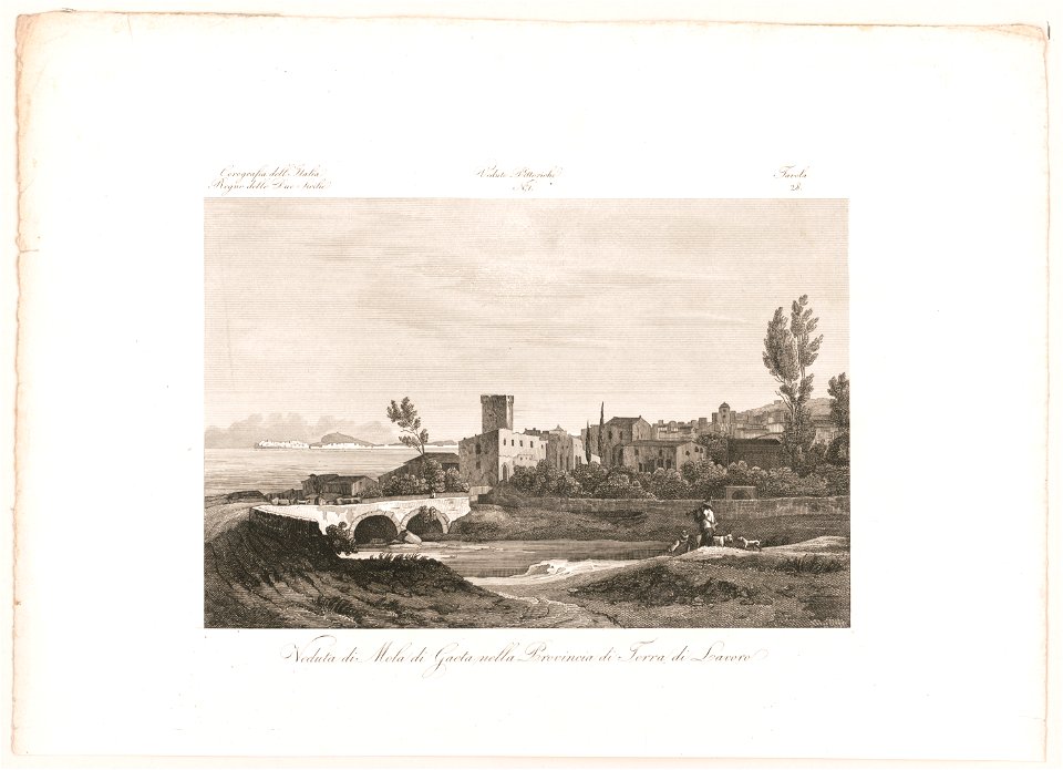 Veduta di mola di gaeta nella provincia di di terra di lavoro LCCN2003671613