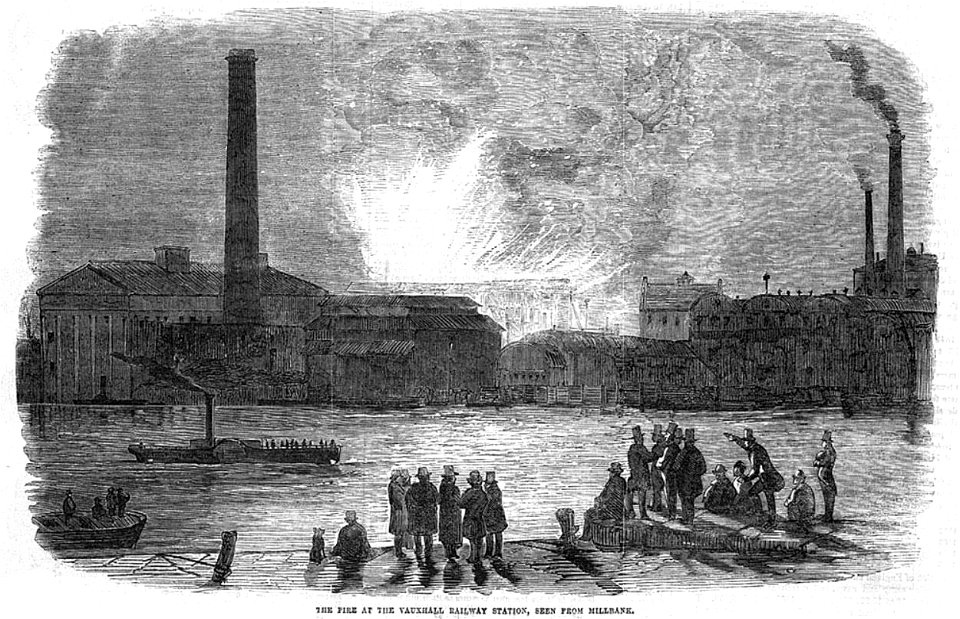 Vauxhall station fire