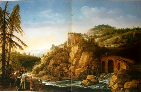 Esaias van de Velde - Landscape with the Robbery of a Horseman