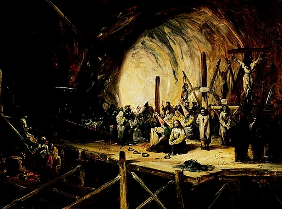 Velázquez, Eugenio Lucas — Inquisition — 1851