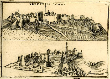 Vedute di Coron (2) - Coronelli Vincenzo - 1688