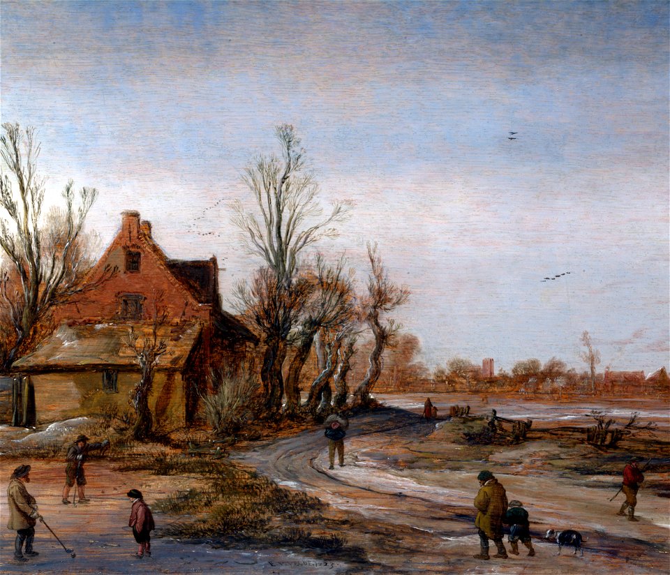 Esaias van de Velde Winter Landscape