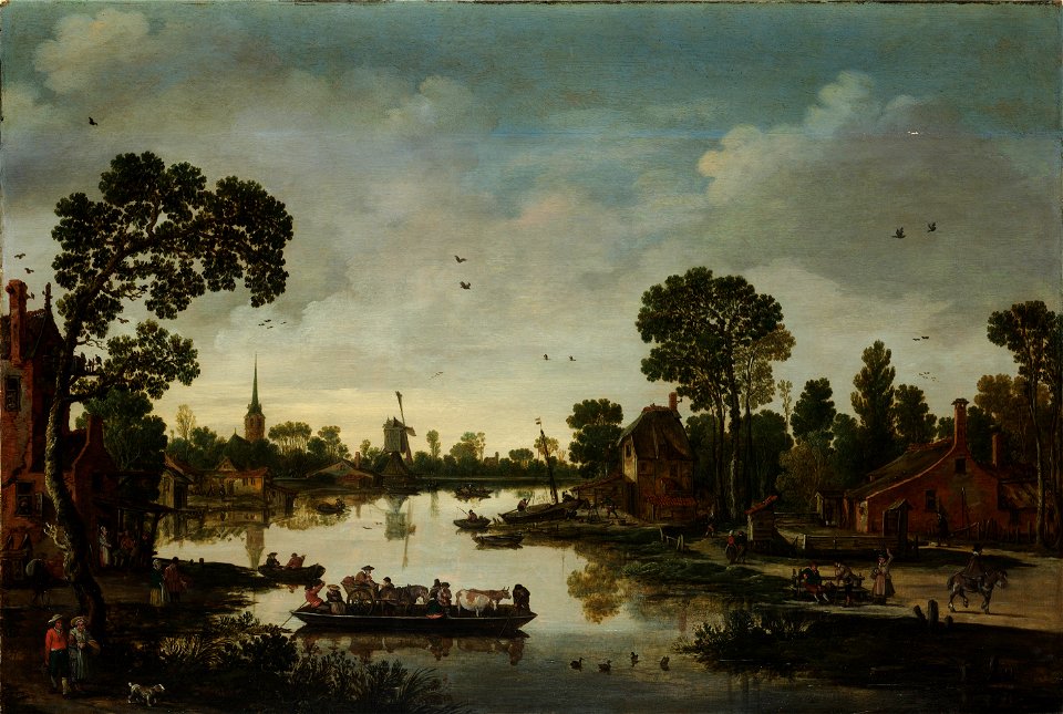 Het ponteveer Rijksmuseum SK-A-1293