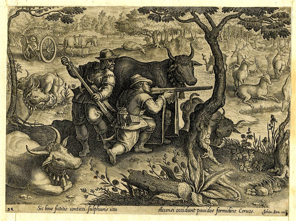 Venationes Ferarum, Avium, Piscium (BM 1957,0413.96)