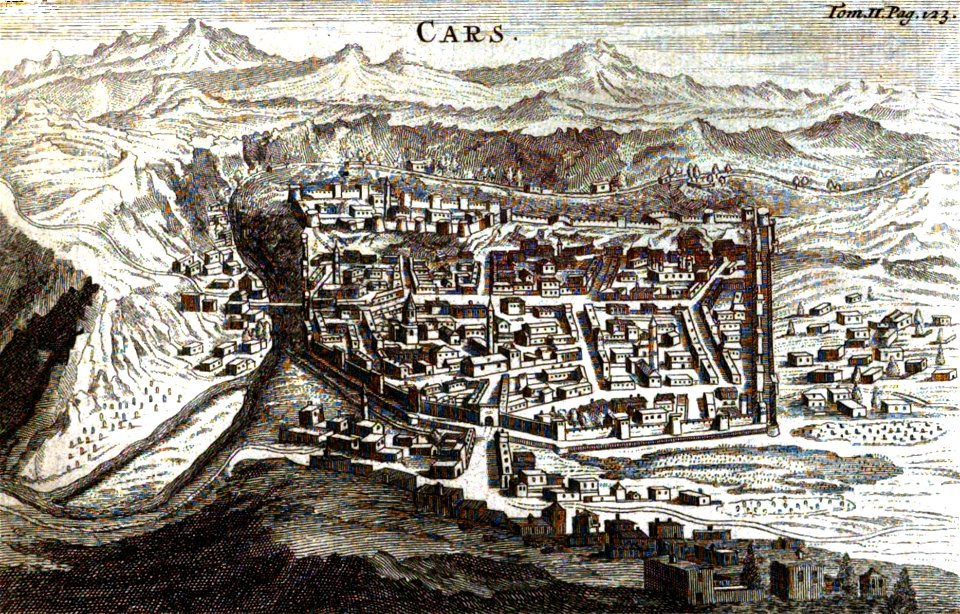 Veiie de Cars sur la Frontiere de Perse (Relation d un voyage du Levant)