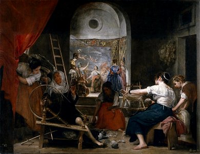 Velázquez - La Fábula de Aracne o Las Hilanderas (Museo del Prado, 1657-58)