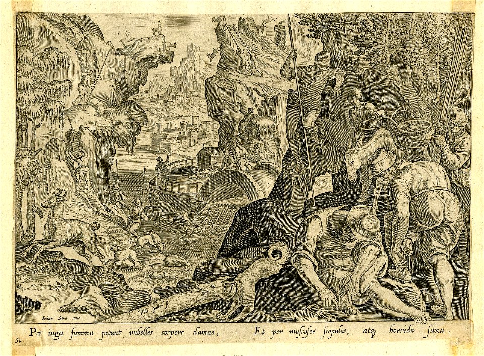 Venationes Ferarum, Avium, Piscium (BM 1957,0413.97)