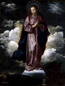 10 Inmaculada Concepción (National Gallery de Londres, c. 1618). Free illustration for personal and commercial use.