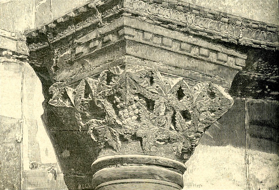 Venezia e i suoi monumenti capitello d’una colonna della chiesa di San Marco
