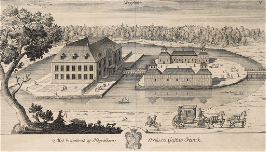 Vegeholm Castle in 1680