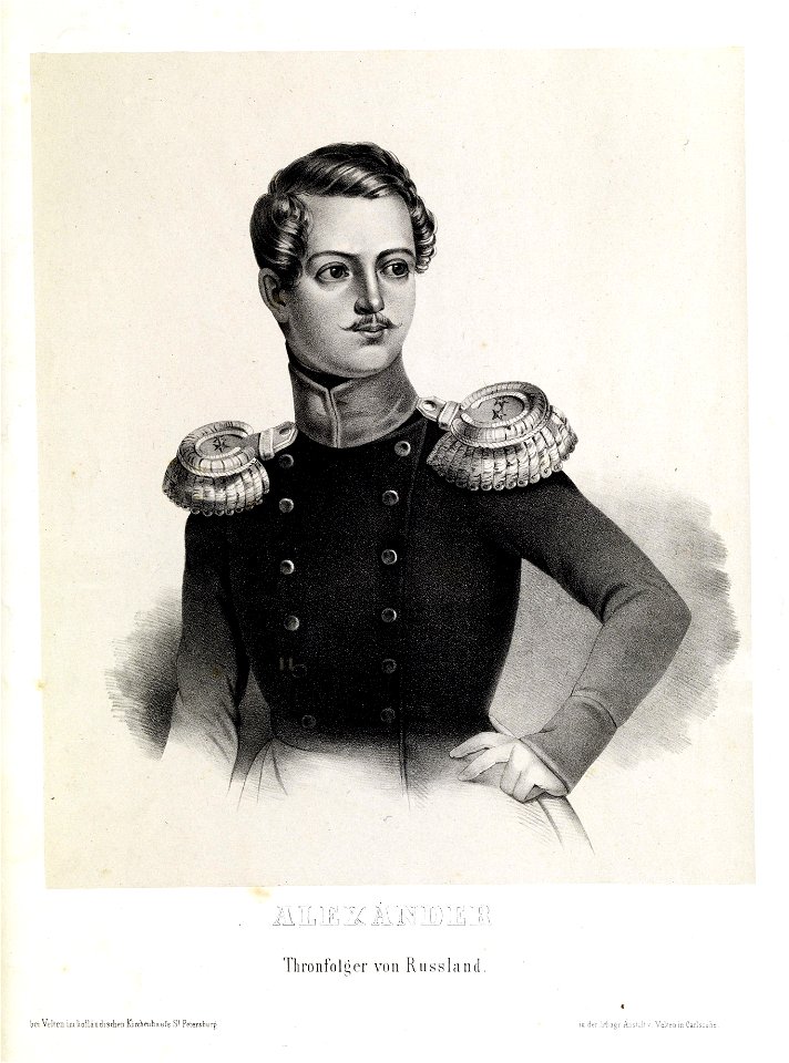 Velten Thronfolger Alexander Nikolajewitsch c1840