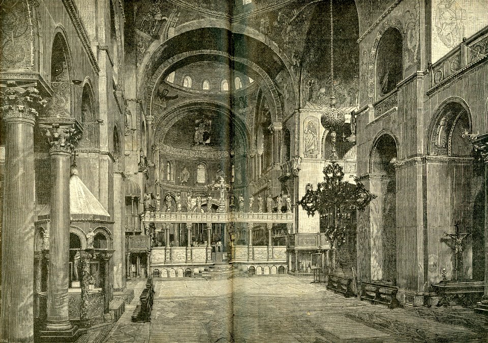 Venezia Interno della Basilica di San Marco