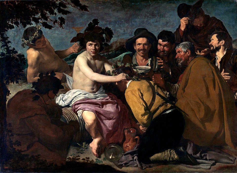 Velázquez - El Triunfo de Baco o Los Borrachos (Museo del Prado, 1628-29)FXD
