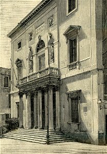 Venezia facciata del teatro la Fenice
