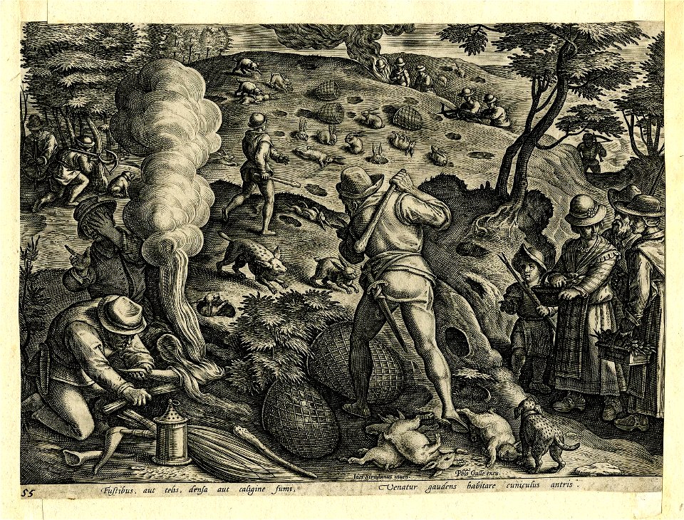 Venationes Ferarum, Avium, Piscium (BM 1957,0413.101)