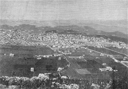 Veduta generale di Alcamo (xilografia)