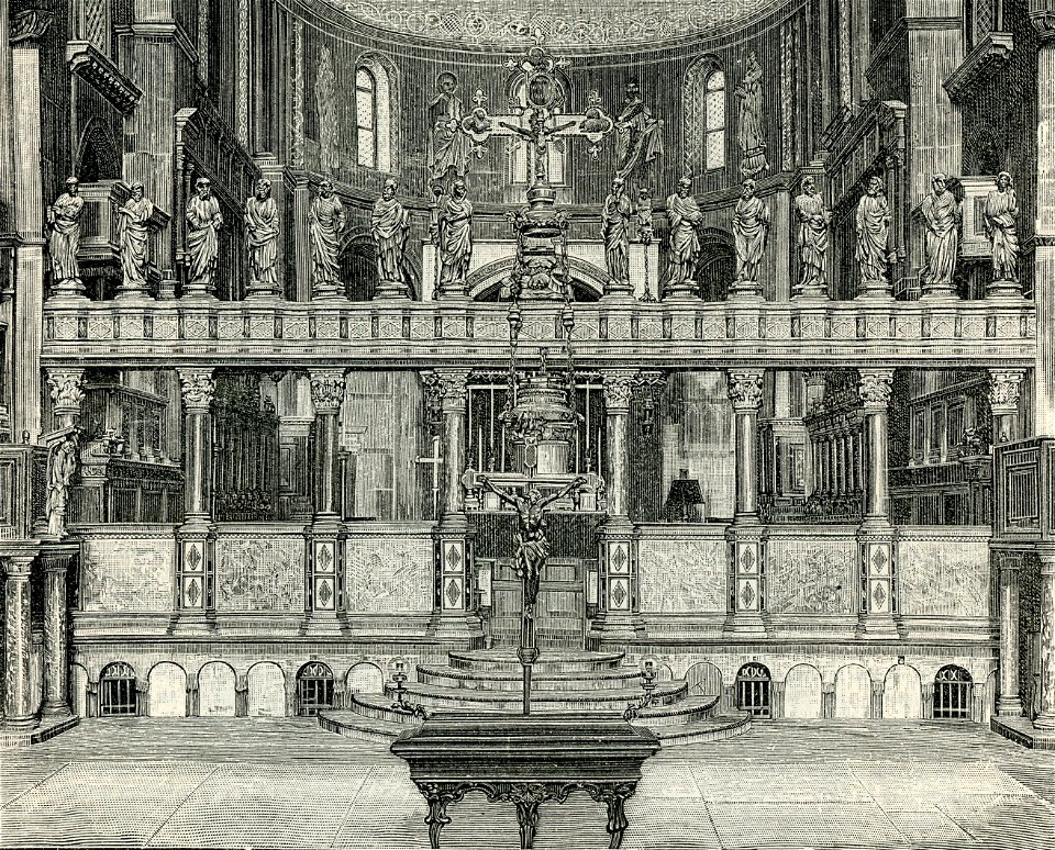 Venezia Basilica di S Marco balaustrata