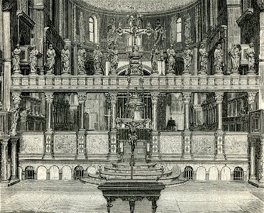 Venezia Basilica di S Marco balaustrata