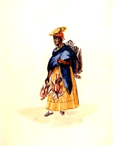 Vendedora de aves