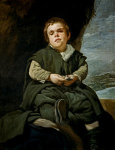 Velázquez - Francisco Lezcano, el Niño de Vallecas (Museo del Prado, 1643-45)