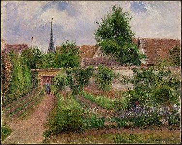 Vegetable Garden, Overcast Morning, Eragny