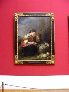 Murillo, Bartolomé - Vendedores de fruta - c. 1670-1675 (with frame)
