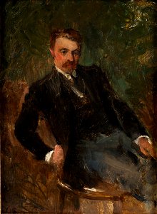 Venny Soldan-Brofeldt - Portrait of Juhani Aho (1890)