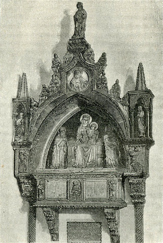 Venezia monumento alla moglie ed alla figlia doge Venier