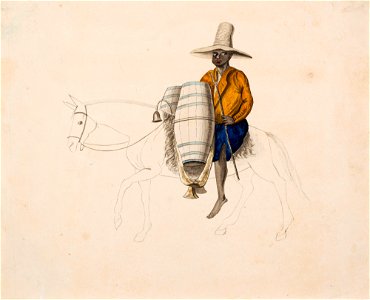 Vendedor de água (atribuído), da Coleção Brasiliana Iconográfica