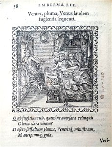 Venter, pluma, Venus laudem fugienda sequenti (BM 1972,U.11.52)