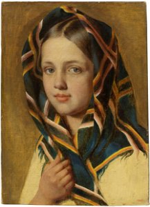 Venetsianov Girl In Shaul