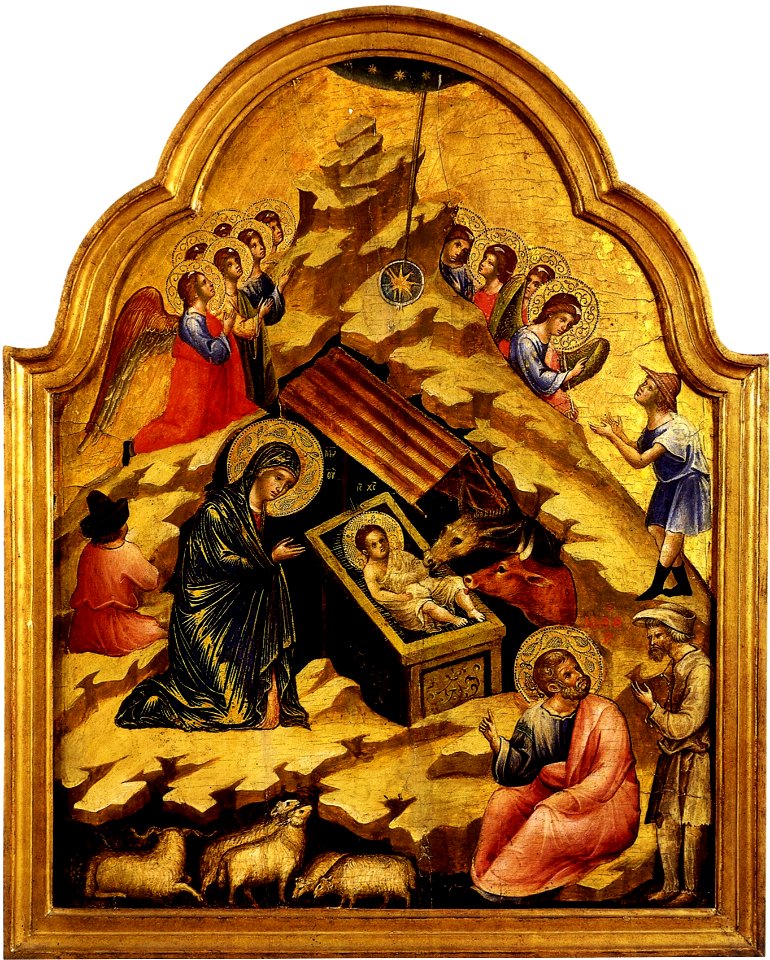 1 Lorenzo Veneziano Nativity- 1356-8, 76.3 x 54.8 cm Belgrade, National Museum