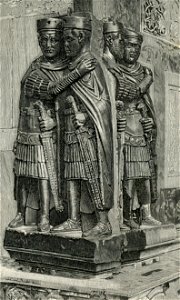 Venezia Basilica di S Marco i quattro Imperatori