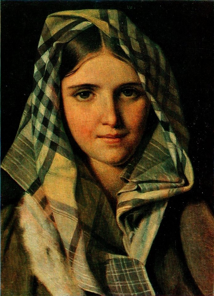 Venetsianov Checkered Shawl