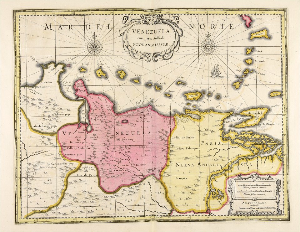 Venezuela cum parte australi Novae Andalusiae - CBT 6621117