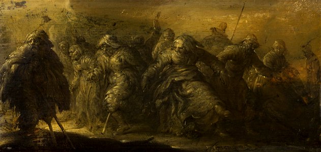 Dancing Beggars by Adriaen van de Venne Mauritshuis 202