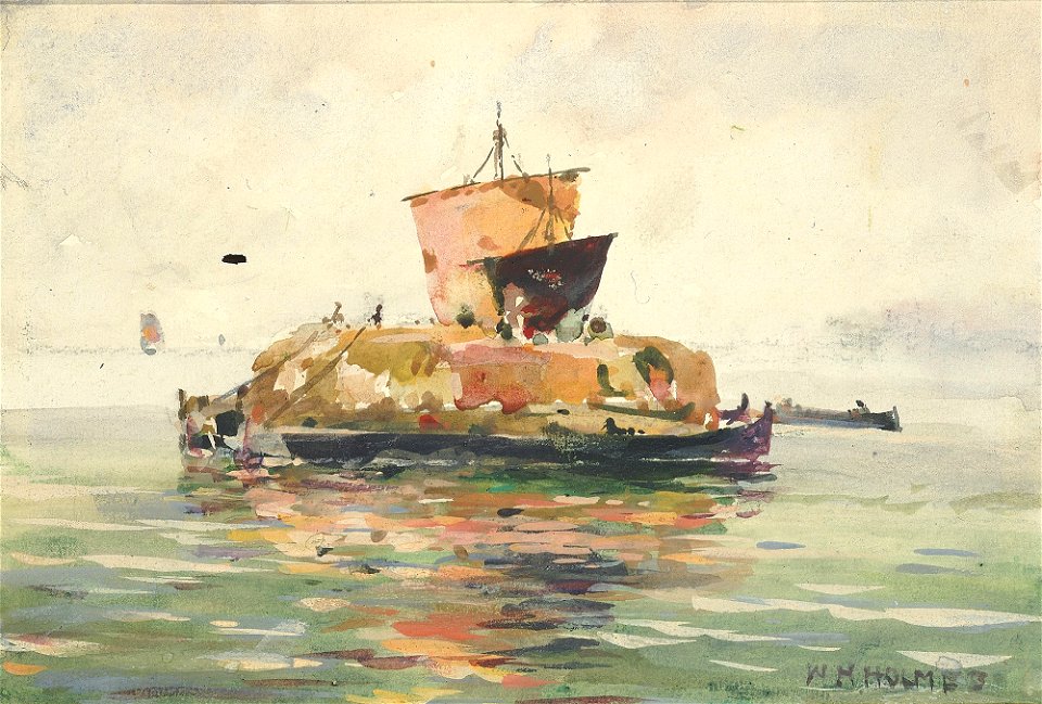 Venetian Freight Boats SAAM-1930.12.58 1