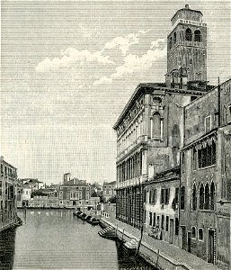 Venezia Palazzo Labia xilografia