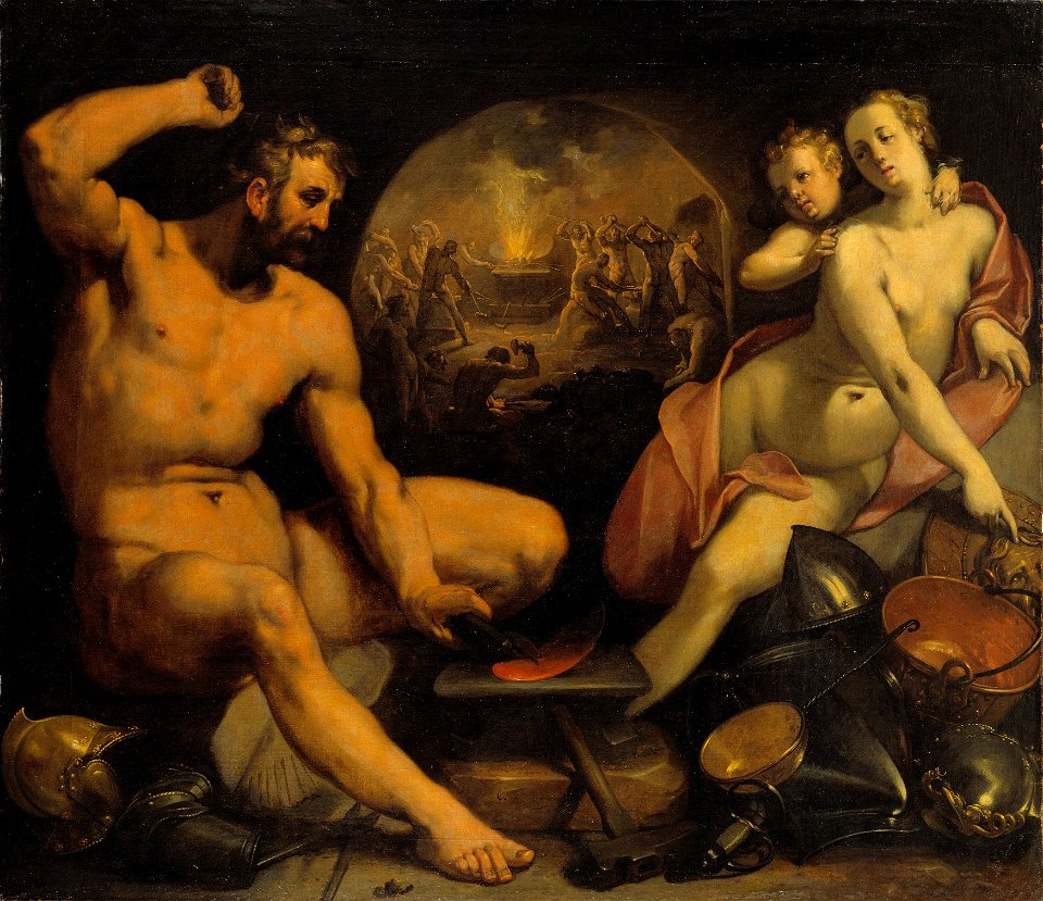 Venus and Vulcan (Cornelis Cornelisz. van Harlem) - Nationalmuseum - 23770