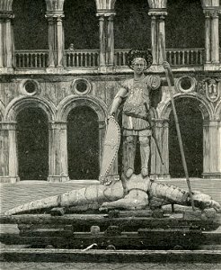 Venezia statua di San Teodoro della colonna