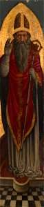 Venetian School - Bishop Saint from an Augustinian altarpiece - 1984.24b - Art Institute of Chicago