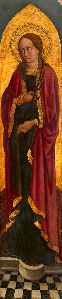 Venetian School - Saint Giustina of Padua from an Augustinian altarpiece - 1984.24g - Art Institute of Chicago