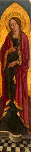 Venetian School - Saint Giustina of Padua from an Augustinian altarpiece - 1984.24g - Art Institute of Chicago