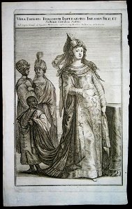 Vera Effigies Turcorvm Imperatoris Ibrahim Filii, Et Sultanæ, Eiusdem Matris (1707, original)