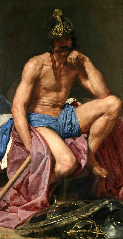 Velázquez - Dios Marte (Museo del Prado, 1639-41)