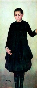 Vera Repina by Repin (1886)