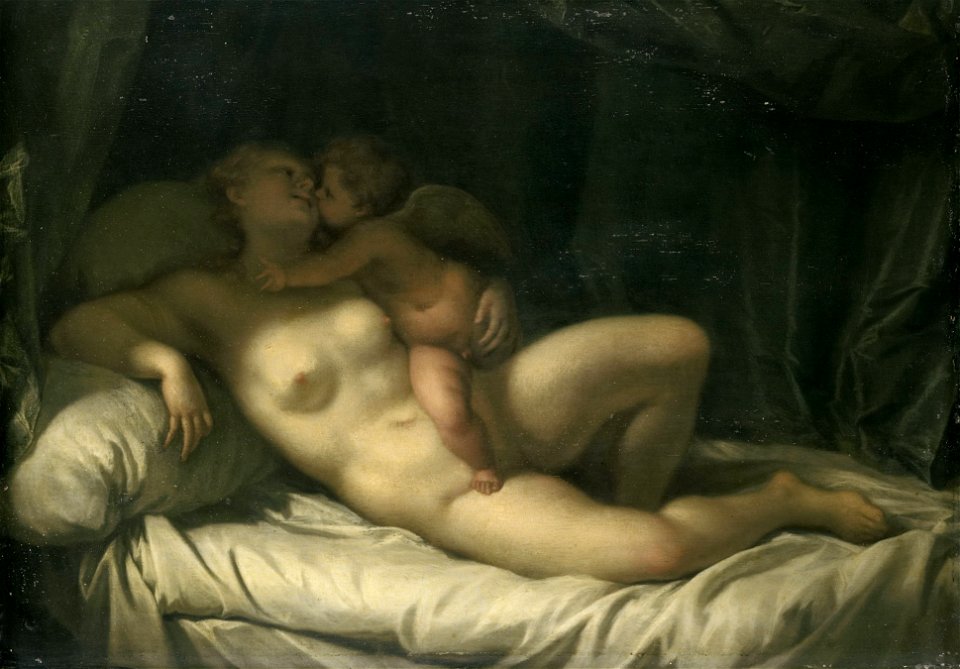 Venus door Amor gekust Rijksmuseum SK-A-466